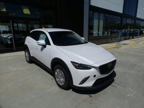 Snowflake White Pearl Mica Mazda CX-3 Sport AWD.  Click to enlarge.