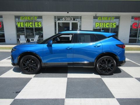 Bright Blue Metallic Chevrolet Blazer RS AWD. Click to enlarge. Bright Blue Metallic Chevrolet Blazer RS AWD. Click to enlarge.