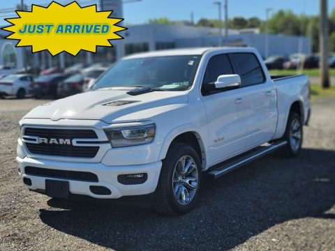 Bright White Ram 1500 Laramie Crew Cab 4x4.  Click to enlarge.