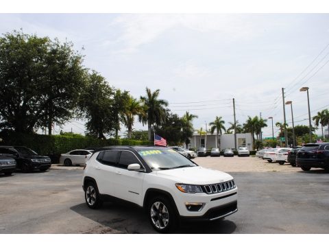 White Jeep Compass Limted.  Click to enlarge.