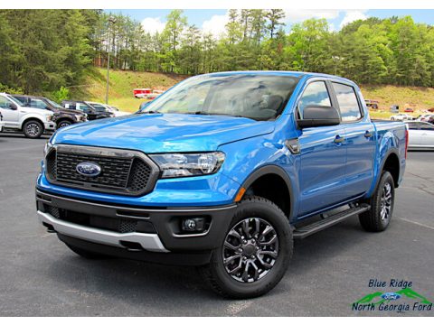 Velocity Blue Metallic Ford Ranger XLT SuperCrew 4x4.  Click to enlarge.