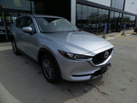Sonic Silver Metallic Mazda CX-5 Sport AWD.  Click to enlarge.