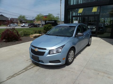 Imperial Blue Metallic Chevrolet Cruze LS.  Click to enlarge.