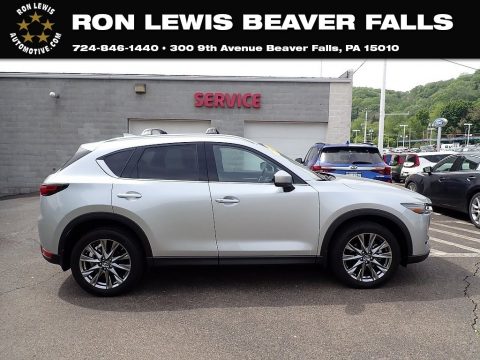 Sonic Silver Metallic Mazda CX-5 Signature AWD.  Click to enlarge.