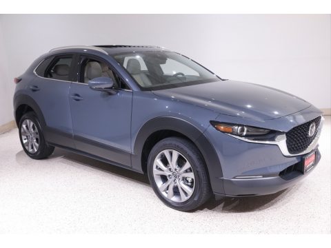 Polymetal Gray Metallic Mazda CX-30 Premium AWD.  Click to enlarge.