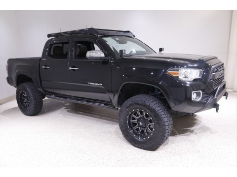 Black Toyota Tacoma Limited Double Cab 4x4.  Click to enlarge.