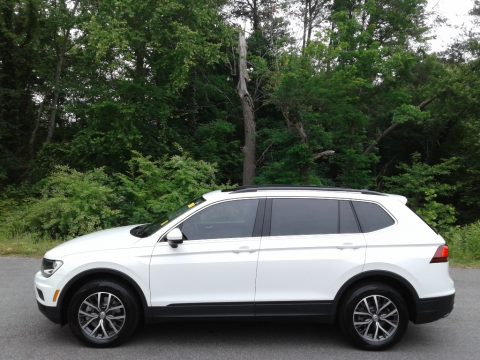 Pure White Volkswagen Tiguan SE.  Click to enlarge.