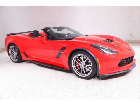 Torch Red Chevrolet Corvette Grand Sport Convertible.  Click to enlarge.