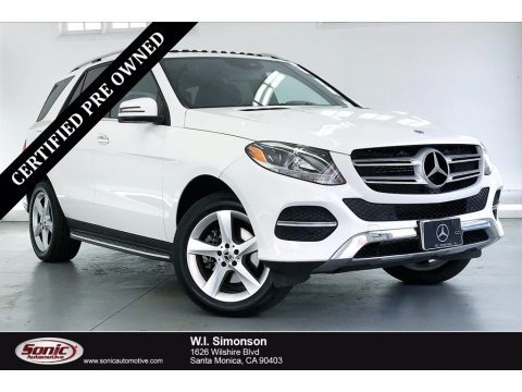 Polar White Mercedes-Benz GLE 350.  Click to enlarge.