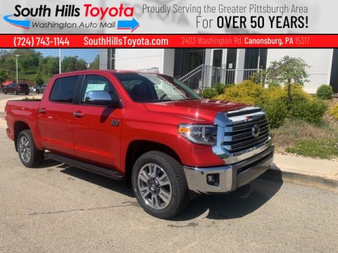 Barcelona Red Metallic Toyota Tundra 1794 CrewMax 4x4.  Click to enlarge.