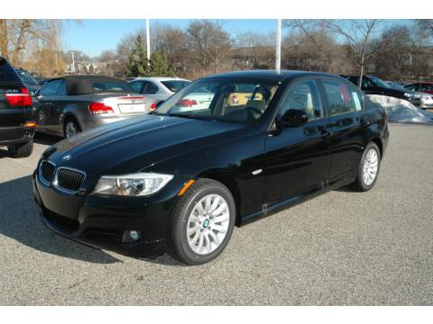 Jet Black BMW 3 Series 328i Sedan.  Click to enlarge.