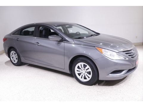 Harbor Gray Metallic Hyundai Sonata GLS.  Click to enlarge.