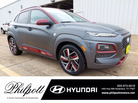 Iron Man Matte Gray Hyundai Kona Iron Man Edition AWD.  Click to enlarge.