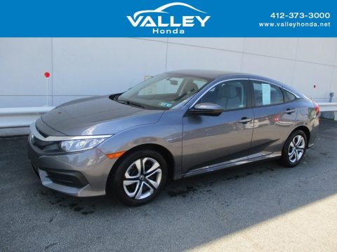Modern Steel Metallic Honda Civic LX Sedan.  Click to enlarge. Modern Steel Metallic Honda Civic LX Sedan.  Click to enlarge.