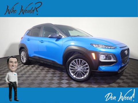 Surf Blue Hyundai Kona SEL.  Click to enlarge.