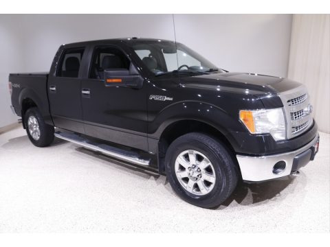 Tuxedo Black Metallic Ford F150 XLT SuperCrew 4x4.  Click to enlarge.