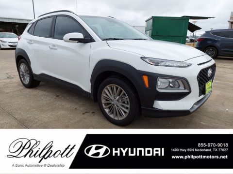 Chalk White Hyundai Kona SEL. Click to enlarge. Chalk White Hyundai Kona SEL. Click to enlarge.