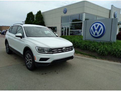 Pure White Volkswagen Tiguan S 4Motion.  Click to enlarge.