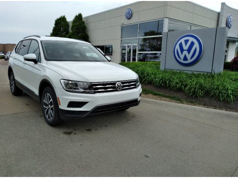 Pure White Volkswagen Tiguan S 4Motion.  Click to enlarge.