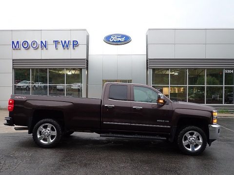 Autumn Bronze Metallic Chevrolet Silverado 2500HD LTZ Double Cab 4x4.  Click to enlarge.