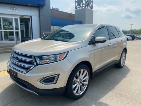 White Gold Ford Edge Titanium AWD.  Click to enlarge.