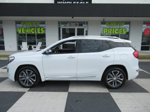 Summit White GMC Terrain Denali. Click to enlarge. Summit White GMC Terrain Denali. Click to enlarge.