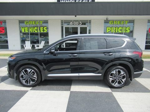 Twilight Black Hyundai Santa Fe SEL.  Click to enlarge.