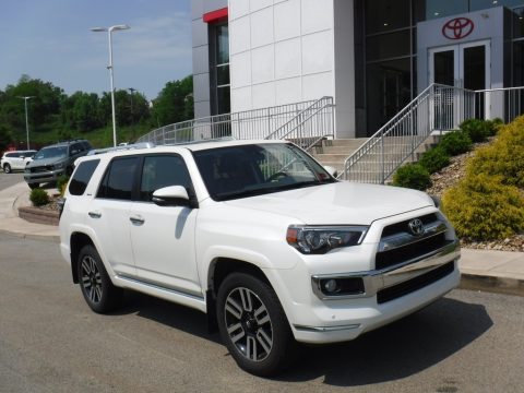 Blizzard Pearl White Toyota 4Runner Limited 4x4.  Click to enlarge.