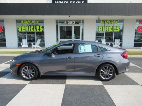 Modern Steel Metallic Honda Civic EX-L Sedan. Click to enlarge. Modern Steel Metallic Honda Civic EX-L Sedan. Click to enlarge.