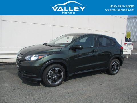 Misty Green Pearl Honda HR-V EX AWD.  Click to enlarge.
