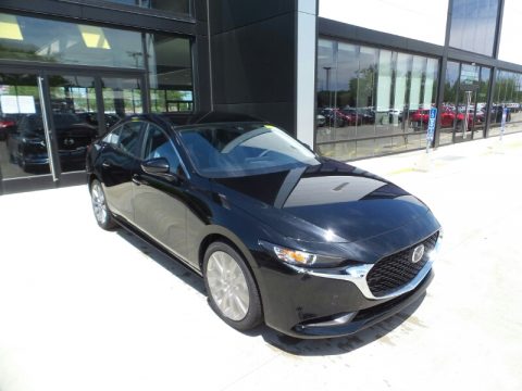 Jet Black Mica Mazda Mazda3 Select Sedan.  Click to enlarge.