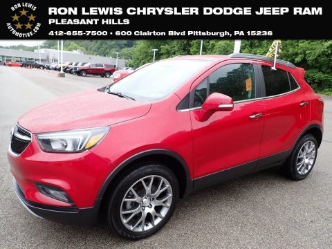 Winterberry Red Metallic Buick Encore Sport Touring AWD.  Click to enlarge.