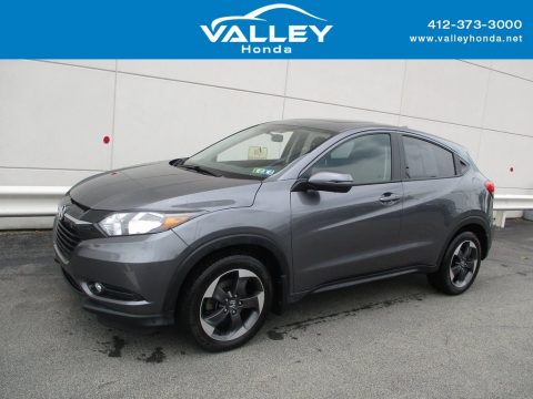 Modern Steel Metallic Honda HR-V EX AWD.  Click to enlarge.