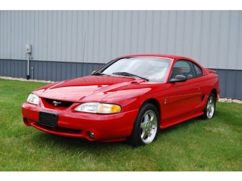 Rio Red Ford Mustang Cobra Coupe.  Click to enlarge.