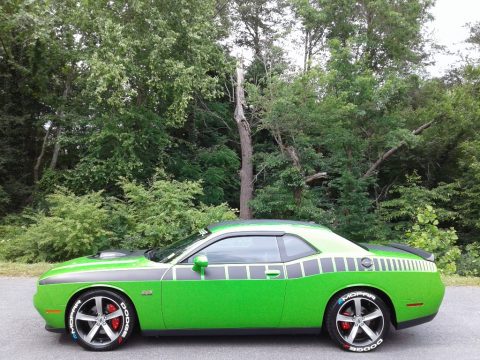 Green Go Dodge Challenger R/T Shaker.  Click to enlarge.