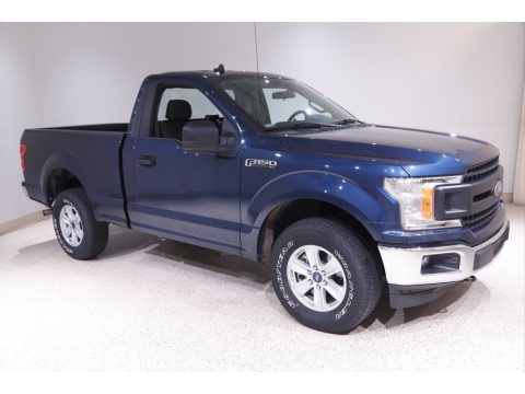 Blue Jeans Ford F150 XL Regular Cab 4x4.  Click to enlarge.