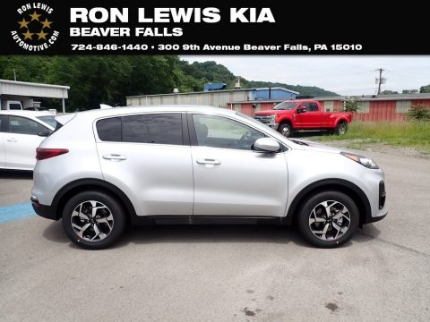 Sparkling Silver Kia Sportage LX.  Click to enlarge.