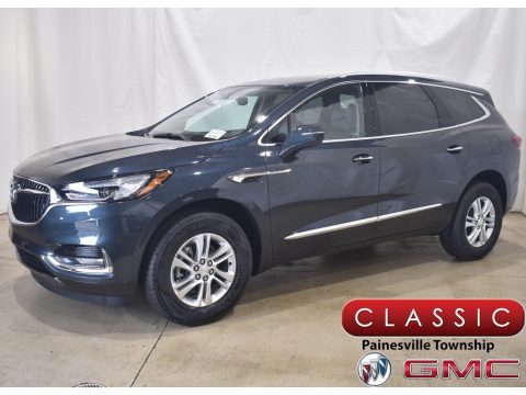 Dark Slate Metallic Buick Enclave Essence AWD.  Click to enlarge.