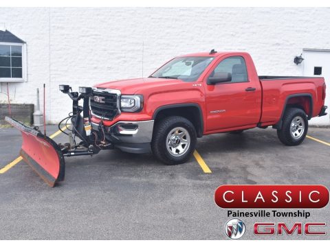 Cardinal Red GMC Sierra 1500 Regular Cab 4WD.  Click to enlarge.