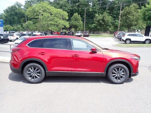 Soul Red Crystal Metallic Mazda CX-9 Touring AWD.  Click to enlarge.
