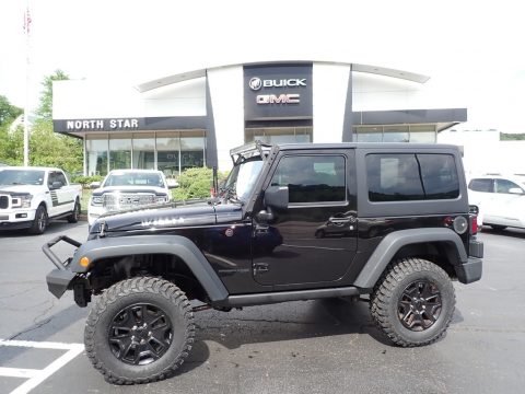 Black Jeep Wrangler Willys Wheeler Edition 4x4.  Click to enlarge.