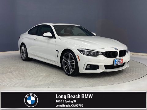 Alpine White BMW 4 Series 430i Coupe.  Click to enlarge.
