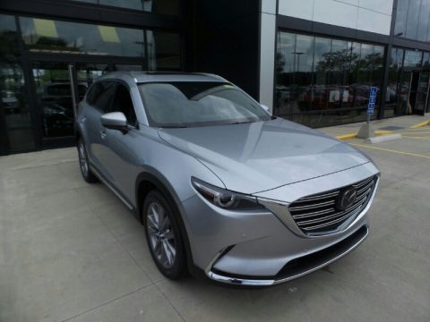 Sonic Silver Metallic Mazda CX-9 Grand Touring AWD.  Click to enlarge.