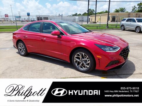 Calypso Red Hyundai Sonata SEL.  Click to enlarge.