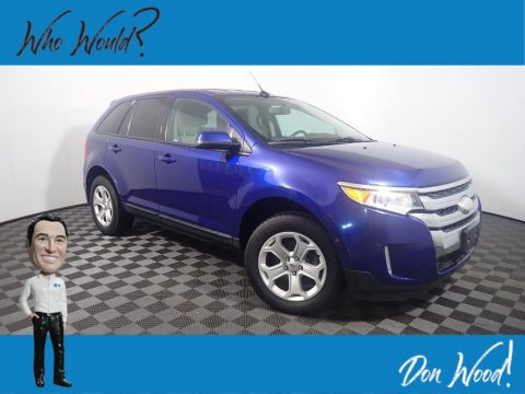Deep Impact Blue Ford Edge SEL.  Click to enlarge.