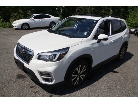 Crystal White Pearl Subaru Forester 2.5i Limited.  Click to enlarge.