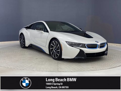 Crystal White Pearl Metallic BMW i8 Pure Impulse World.  Click to enlarge.