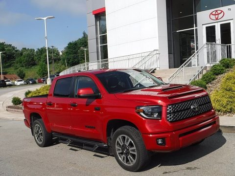 Barcelona Red Metallic Toyota Tundra TRD Sport CrewMax 4x4.  Click to enlarge.