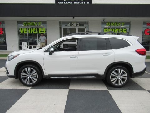 Crystal White Pearl Subaru Ascent Touring.  Click to enlarge.