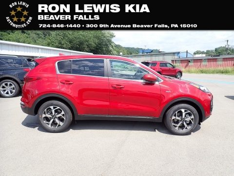Hyper Red Kia Sportage LX AWD. Click to enlarge. Hyper Red Kia Sportage LX AWD. Click to enlarge.